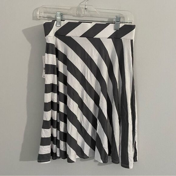 New York & Co. Women’s Elastic Waist Striped Midi Skirt - Picture 3 of 3